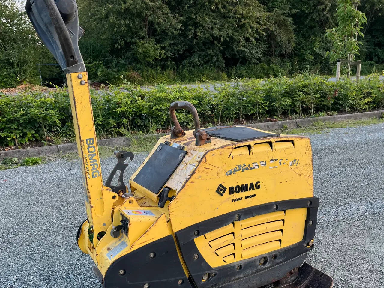 Billede 2 - Bomag BPR 55/65 D 456kg diesel pladevibrator.