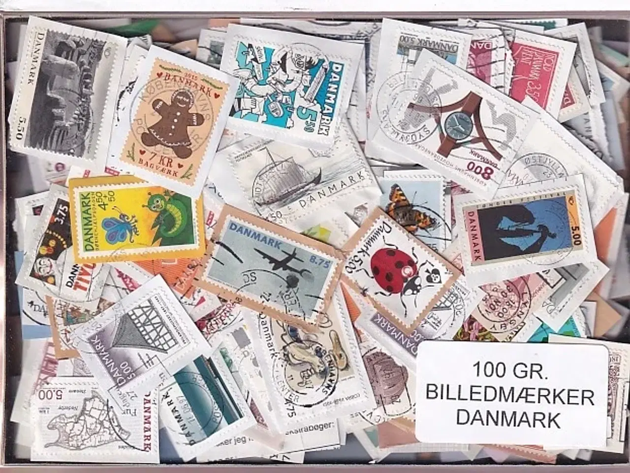 Billede 1 - Danmark 100 g. Billedmærker Enkeltklip - Ny varer hjemkommet 25 - 08 -2024