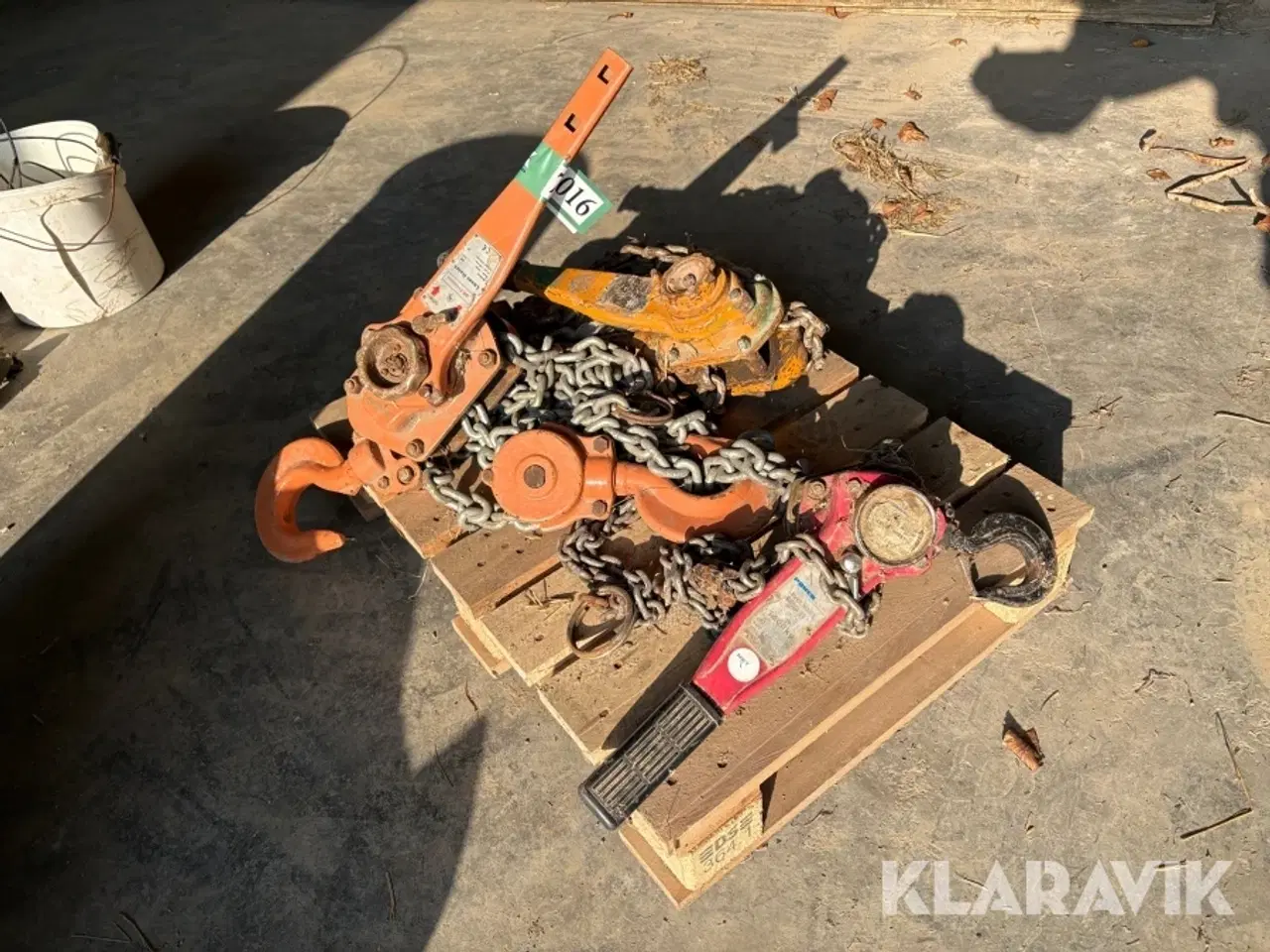 Billede 1 - Skraldetaljer 3 styk. Powertex, Kito & Ukendt 1,5t, 6t & 6,3t