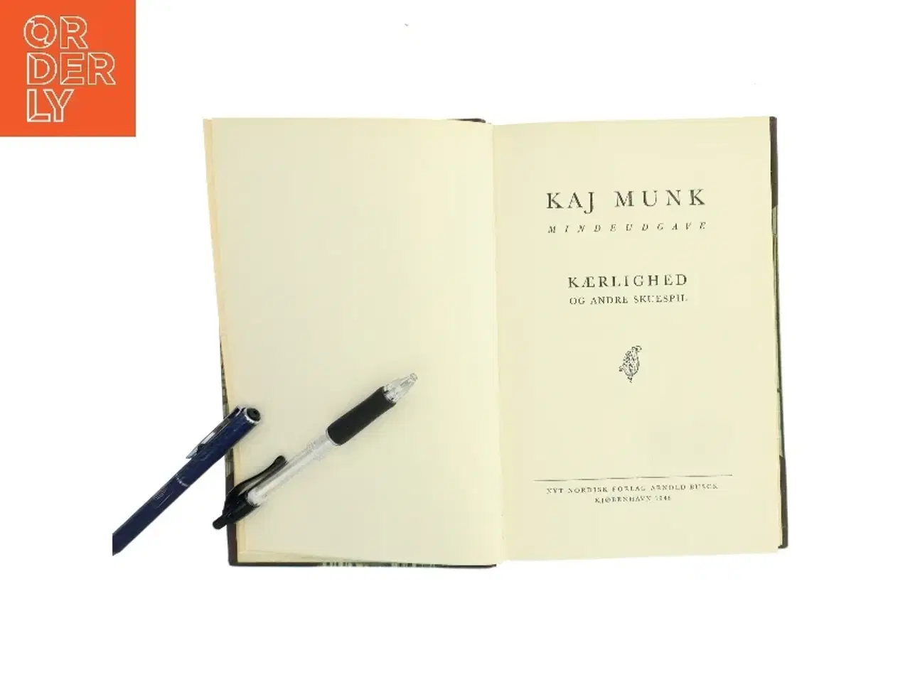 Billede 1 - Kærlighed og andre skuespil af Kaj Munk (Bog)
