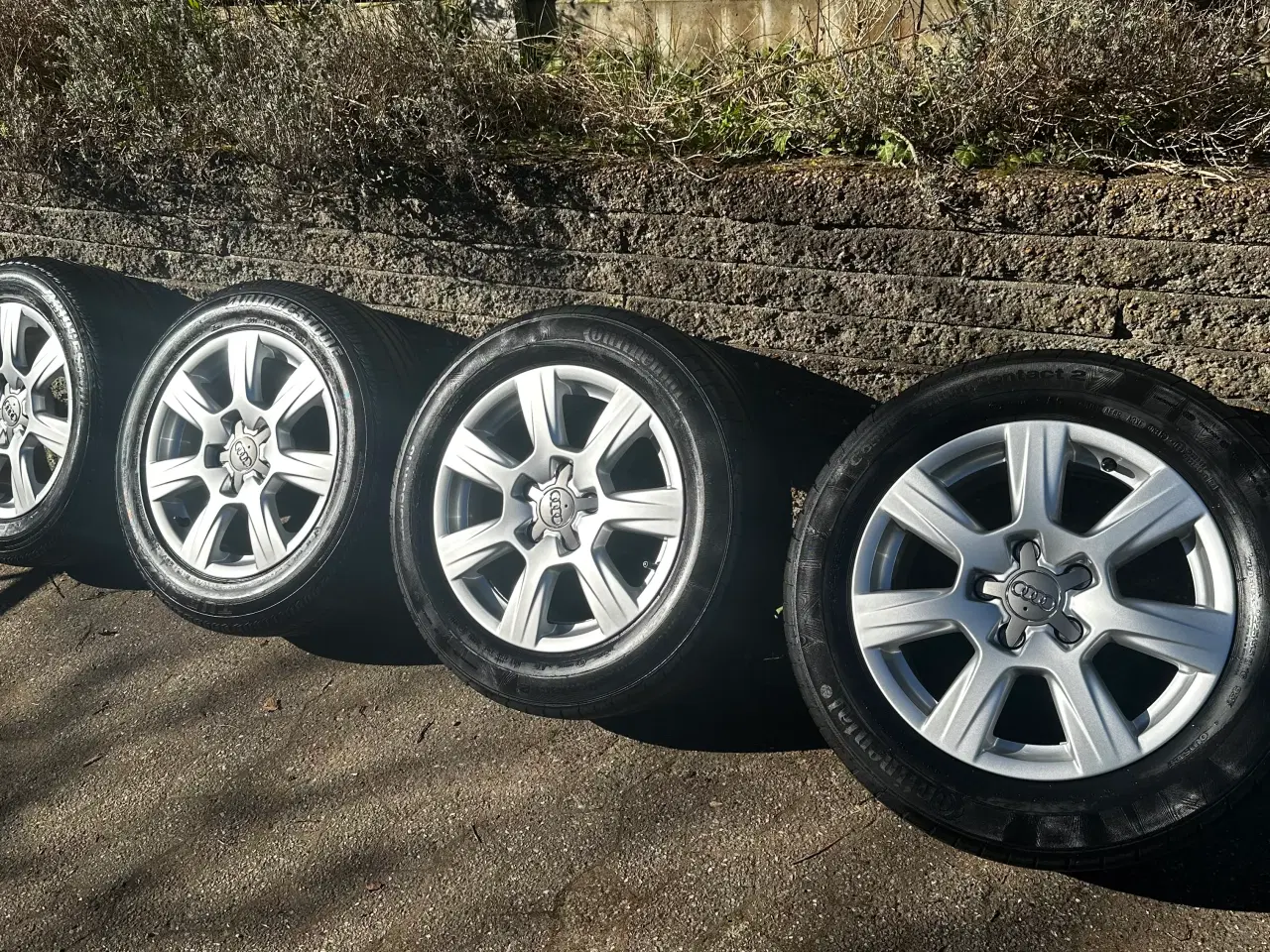 Billede 2 - Audi Alufælge (originale) med dæk