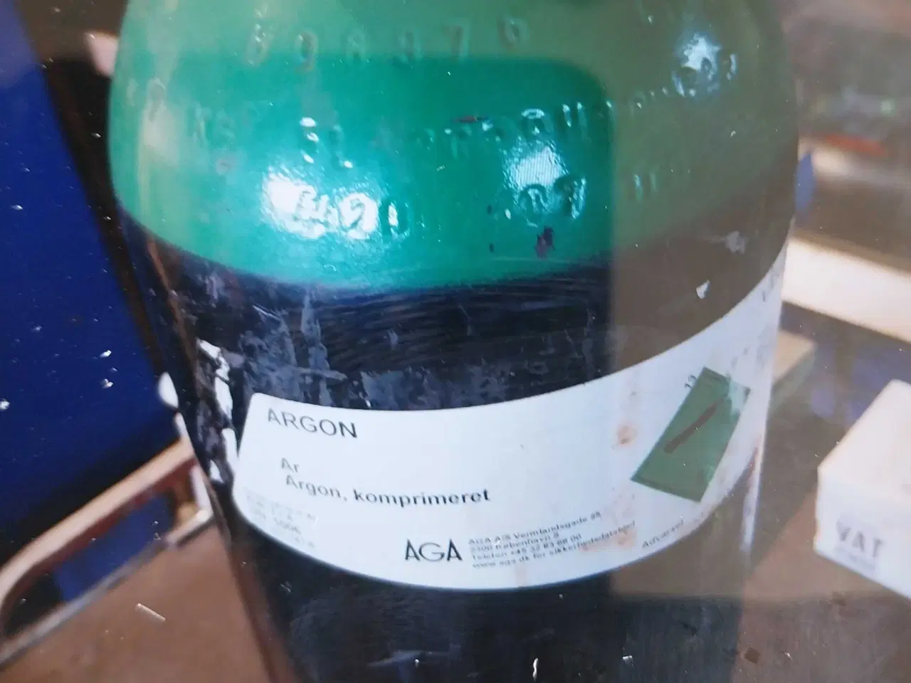 Billede 3 - AGA 5 liter argon flaske