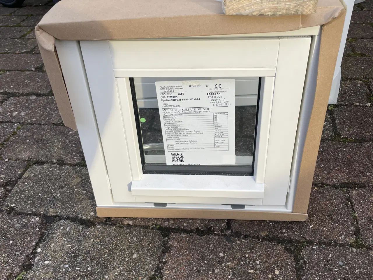 Billede 1 - Ny tophængt termo træ vindue 