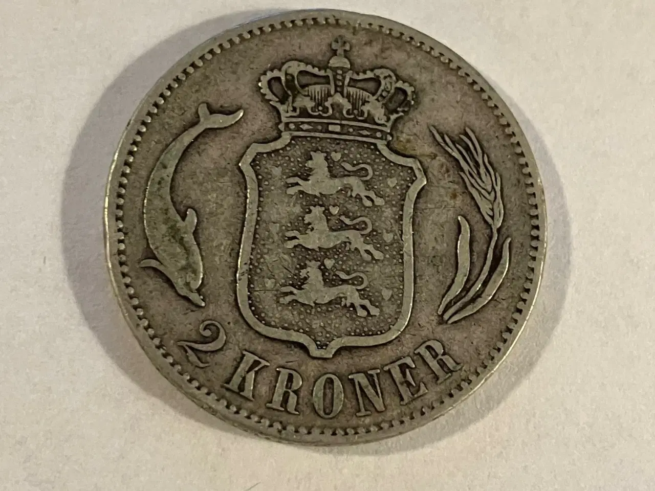 Billede 2 - 2 Kroner 1875 Danmark
