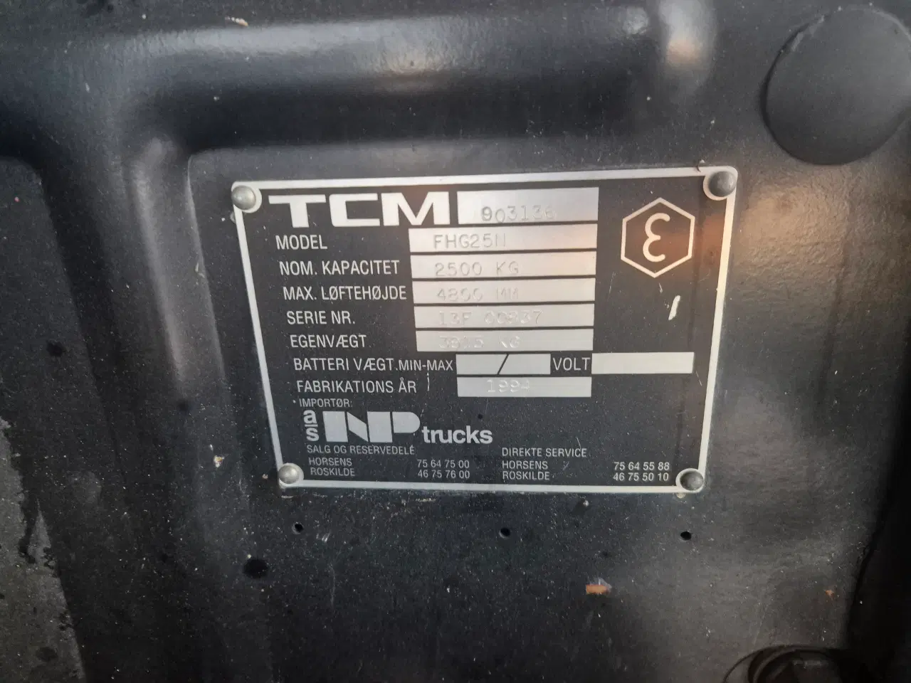 Billede 8 - TCM FHG25N Gas Gaffeltruck