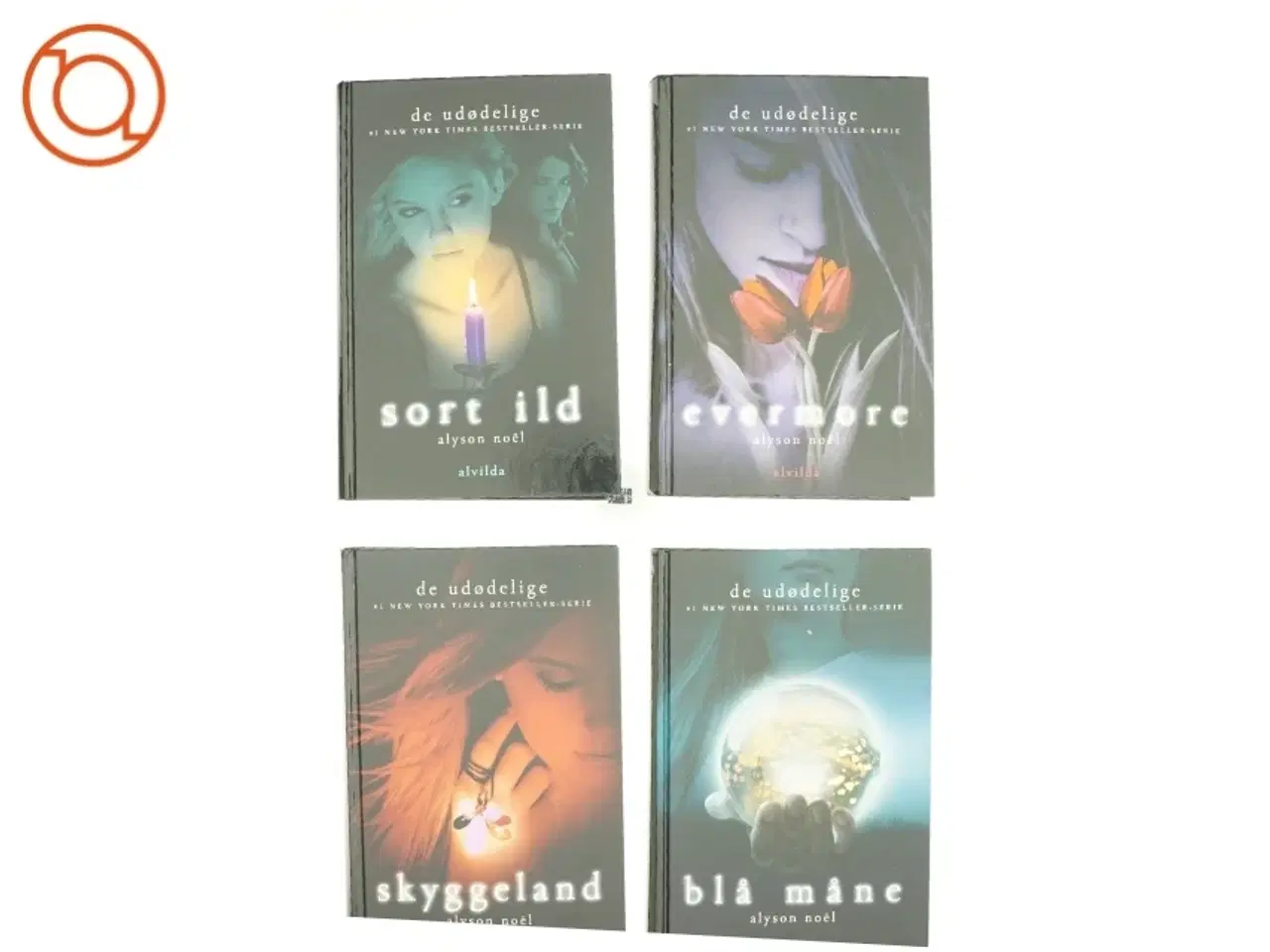 Billede 1 - Sort ild af Alyson Noël (ialt 4 bøger)