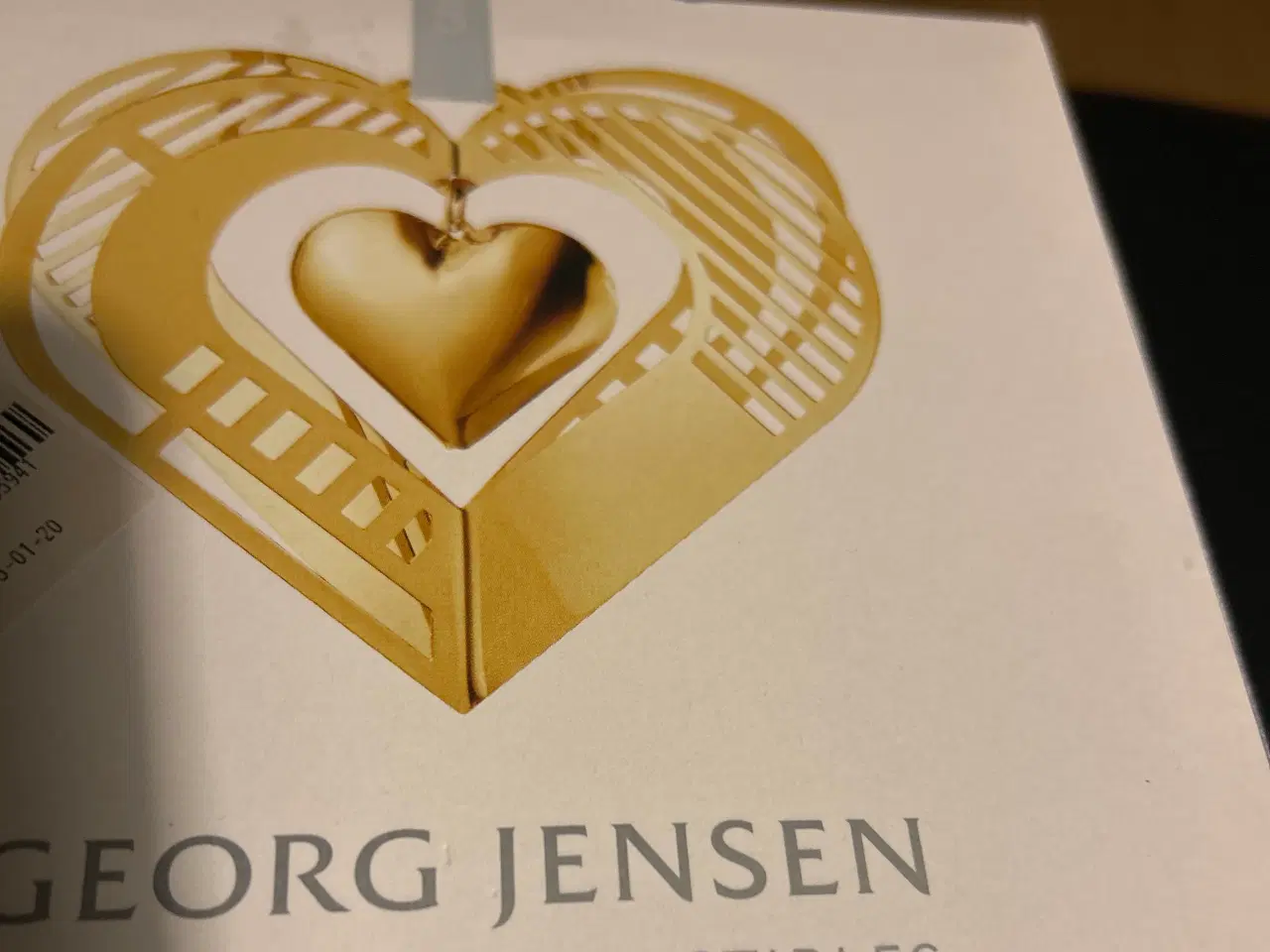 Billede 1 - George Jensen uro 2019  hjerte med pap omslag  nyt
