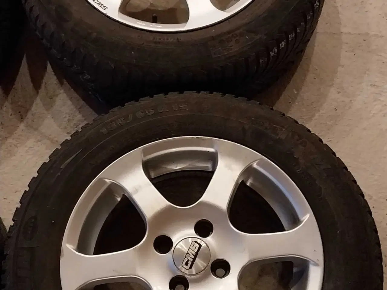 Billede 3 - alufælge 4x100 med 185/65-15