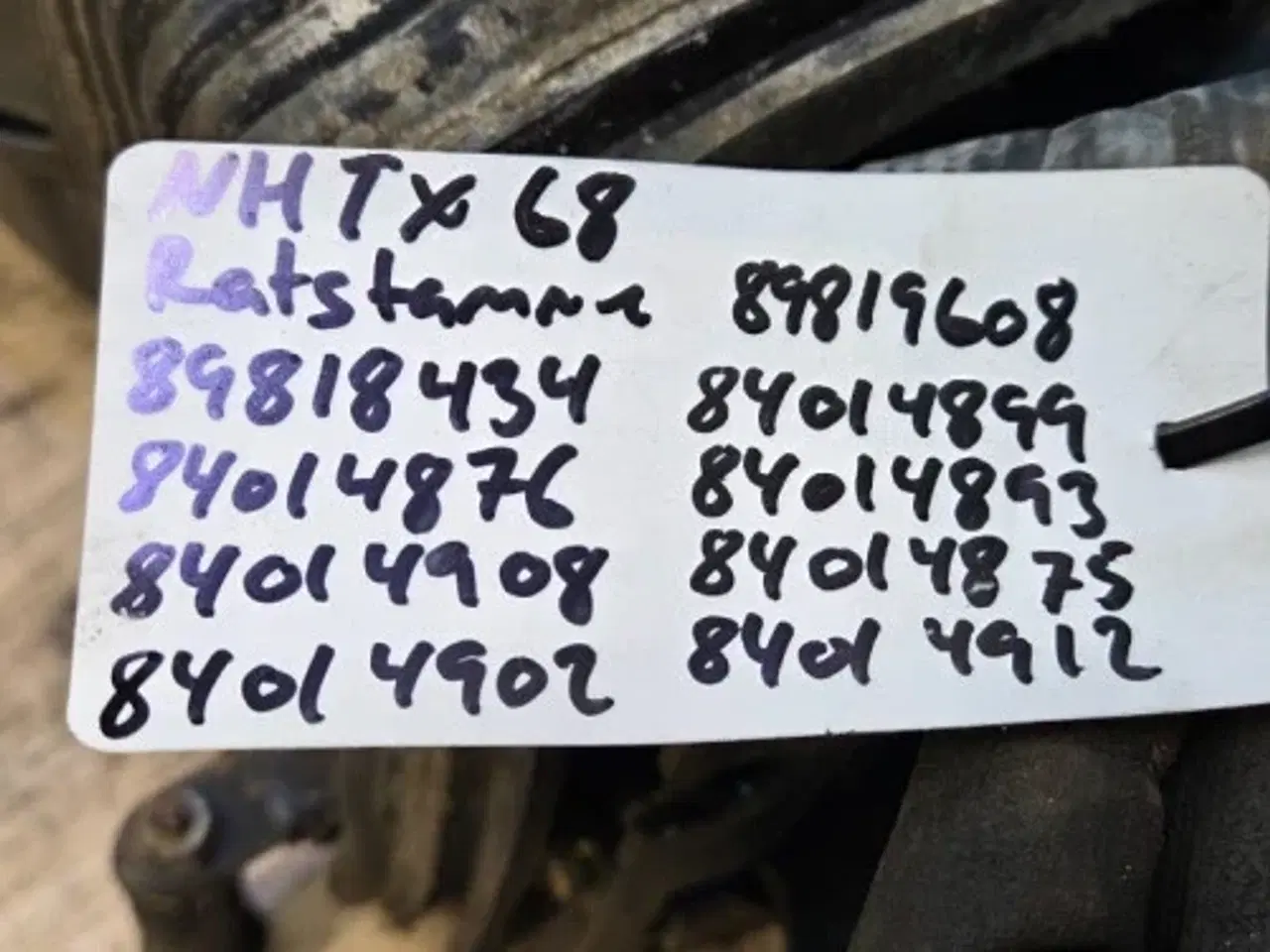 Billede 2 - New Holland TX68 Ratstamme 89818434