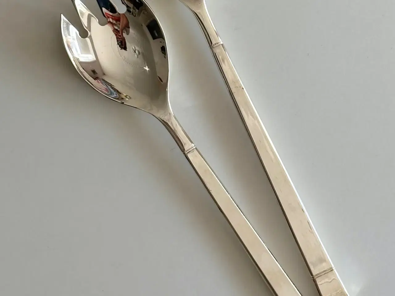 Billede 4 - Salatsæt, sølvbelagt