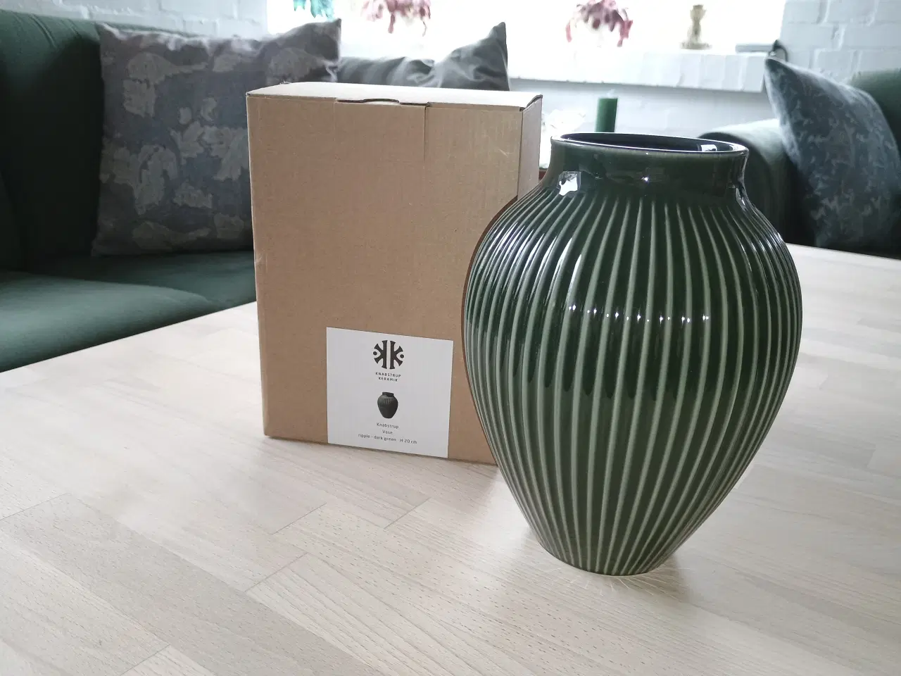 Billede 1 - Knabstrup vase - helt ny