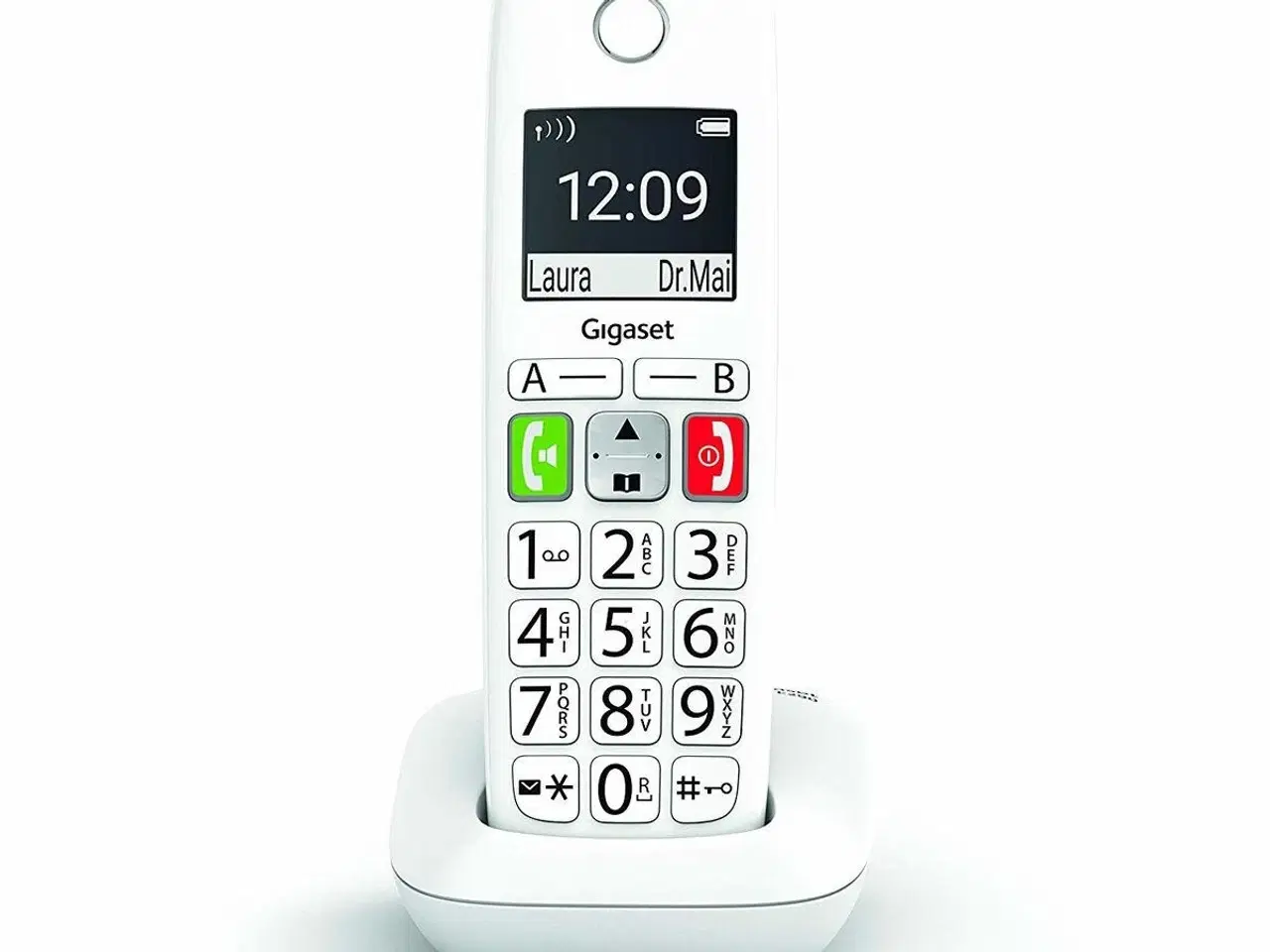 Billede 3 - Gigaset E290 trådløs telefon - hvid