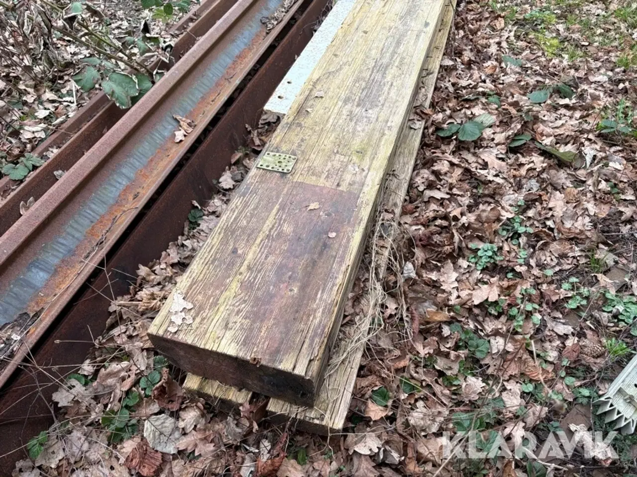 Billede 3 - Limtræsbjælker 2 styk.