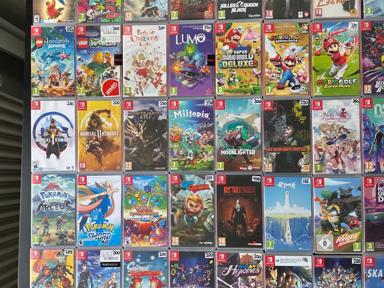 Billede 7 - 130 stk Nintendo Switch Spil Sælg