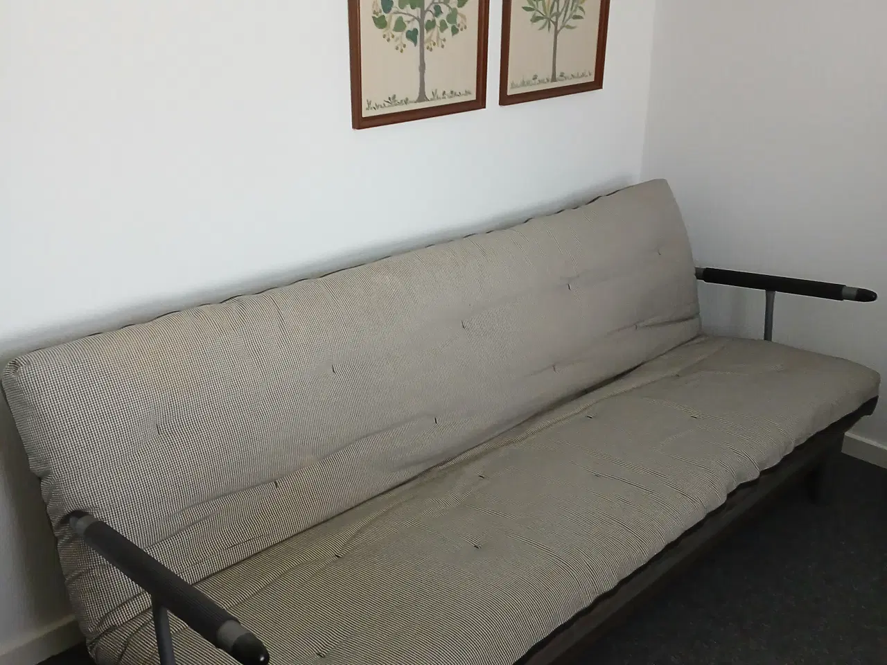 Billede 1 - futon dobbelt sovesofa med magasin