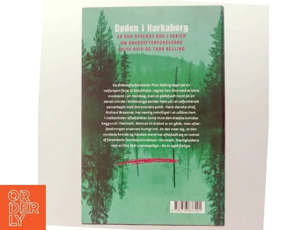 Billede 3 - Døden i Harkaberg af Lars Kjædegaard (Bog)