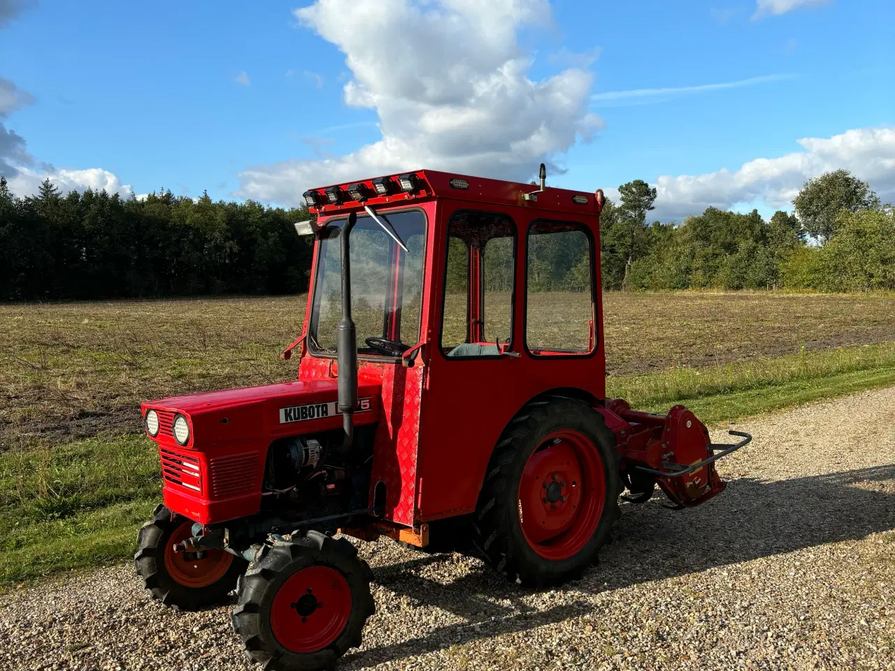 Billede 3 - Kubota L175 m. Fræser, Bagskovl og pallegafler