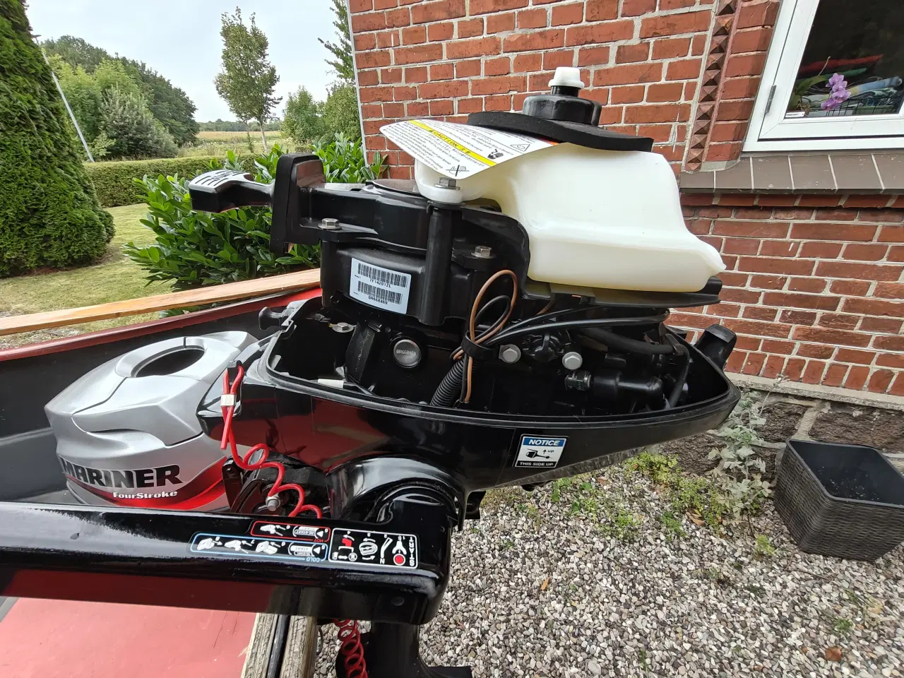 Billede 8 - Jolle 13 fod med påhængsmotor og trailer.