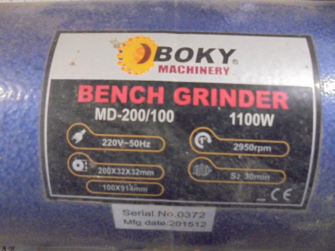 Billede 2 - Bænksliber med sten og bånd