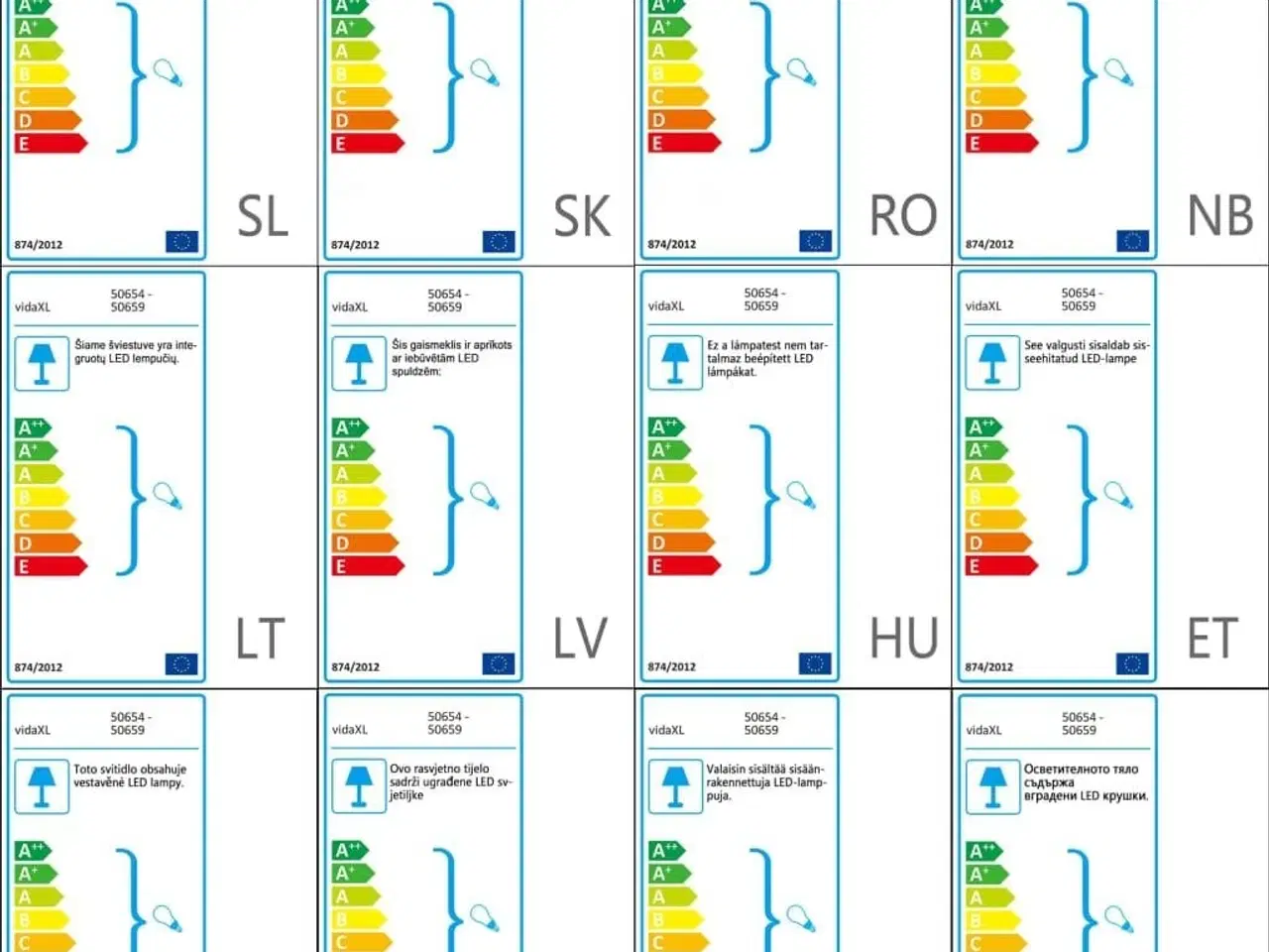 Billede 9 - LED-kuglelampesæt 3 dele kugleformet 20/30/40 cm PMMA