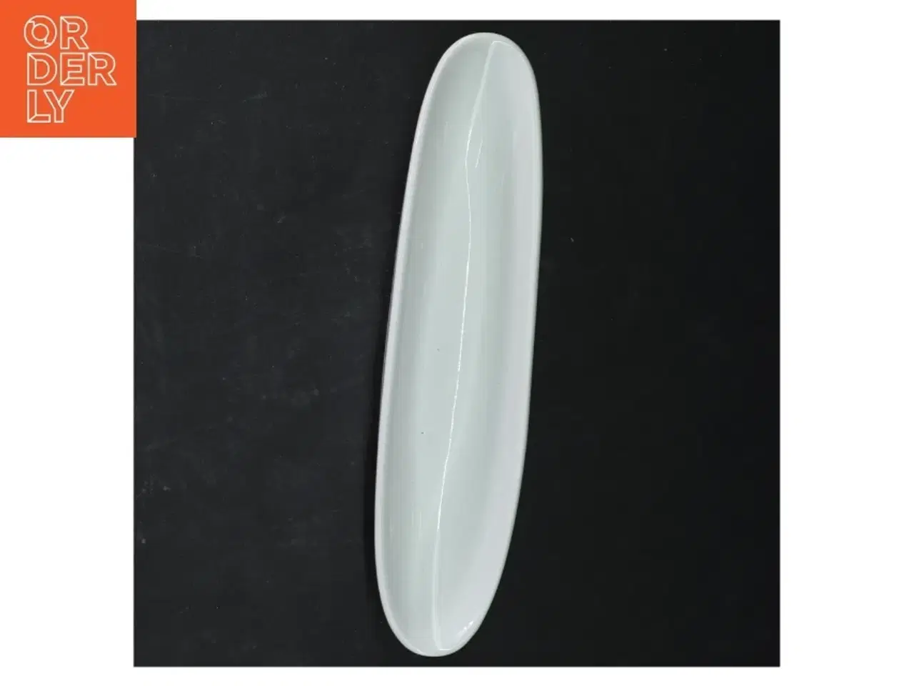 Billede 3 - Hvidt porcelænsfad (str. 21 cm)