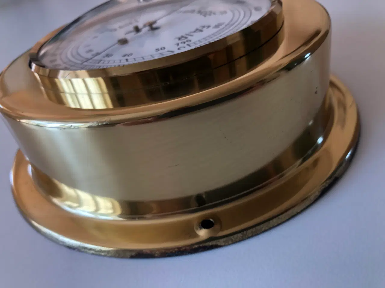 Billede 3 - Skibsbarometer i messing
