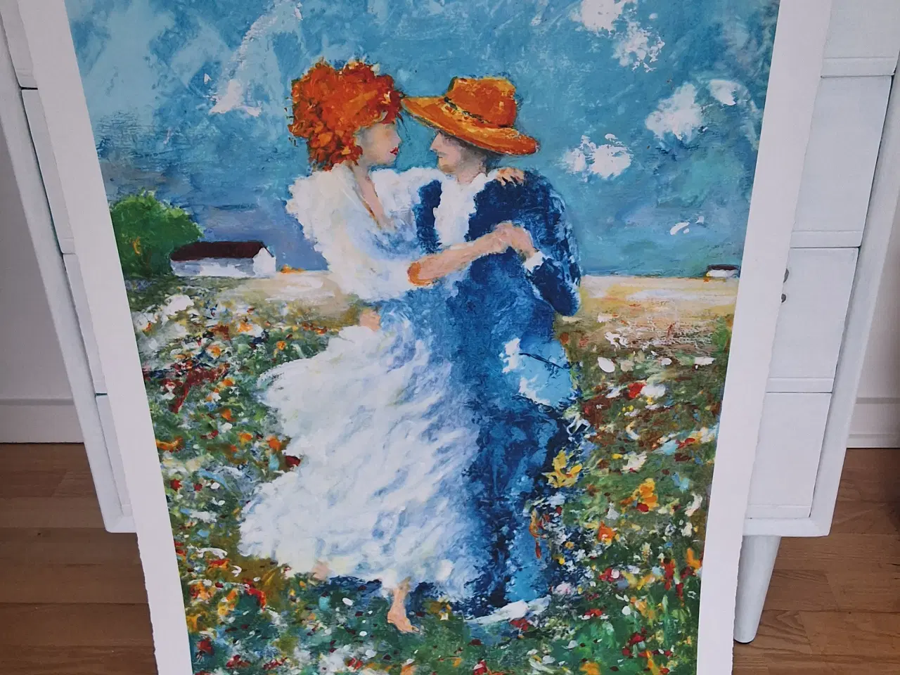 Billede 2 - Et smukt, unikt litografi af svensk kunstner