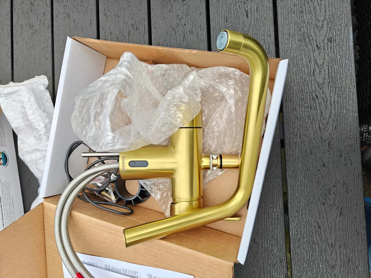 Billede 3 - Damixa Touchless køkkenarmatur i børstet kobber