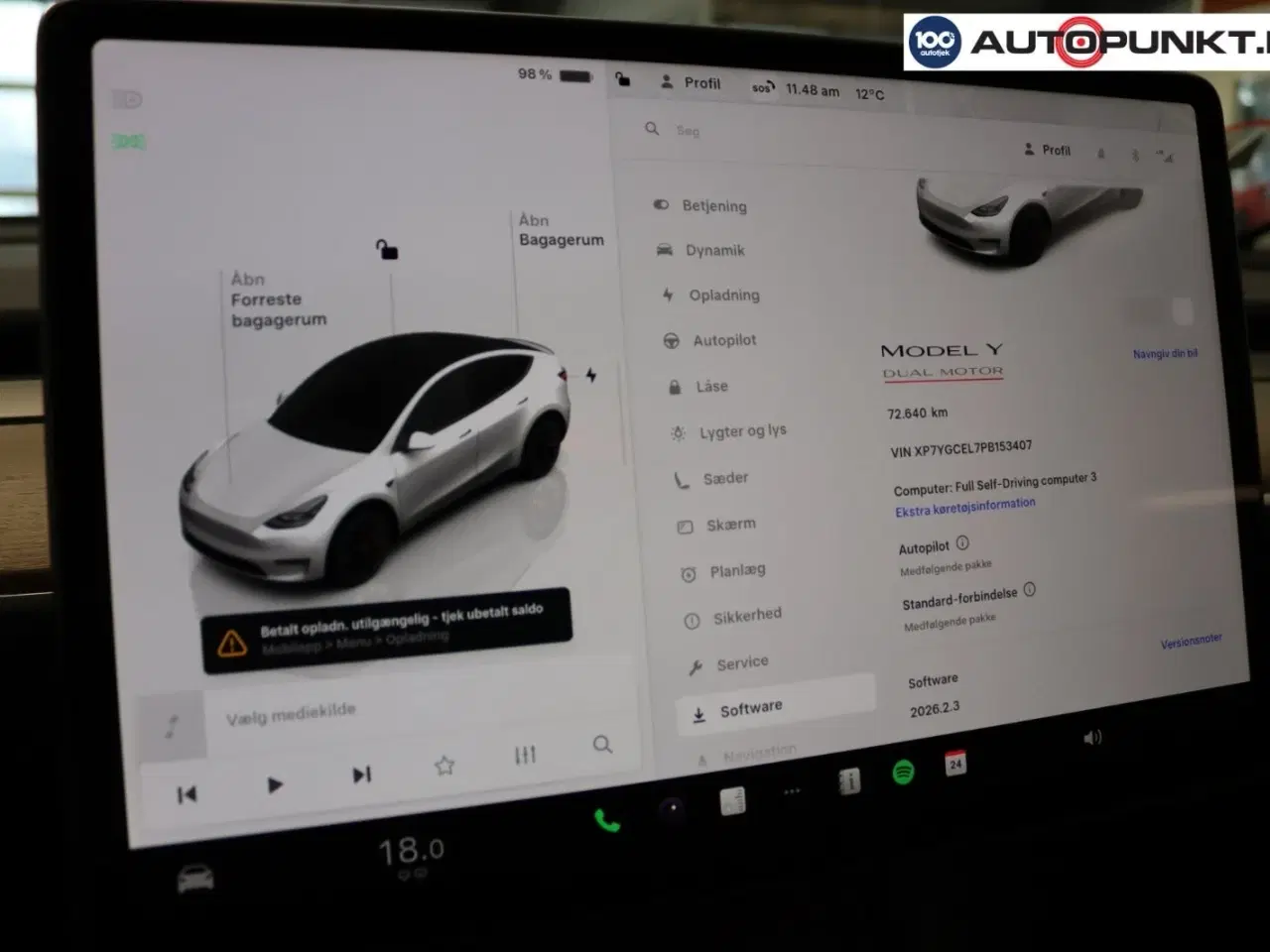 Billede 8 - Tesla Model Y  Performance AWD