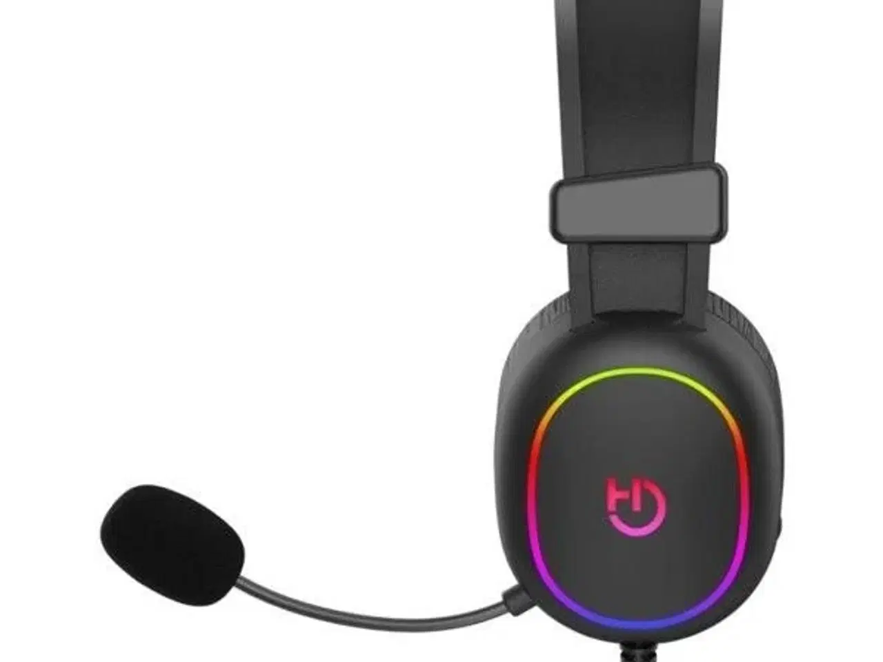 Billede 3 - Gaming headset med mikrofon Hiditec GHE010003 - Sort/Rød