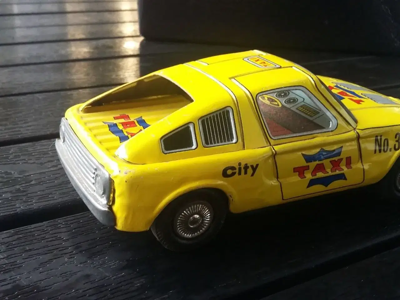 Billede 3 - Mercedes Benz Tin Toys Taxi no.3