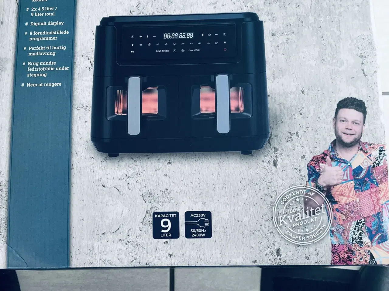 Billede 2 - Sobczyk 2x4,5 lit Airfryer 