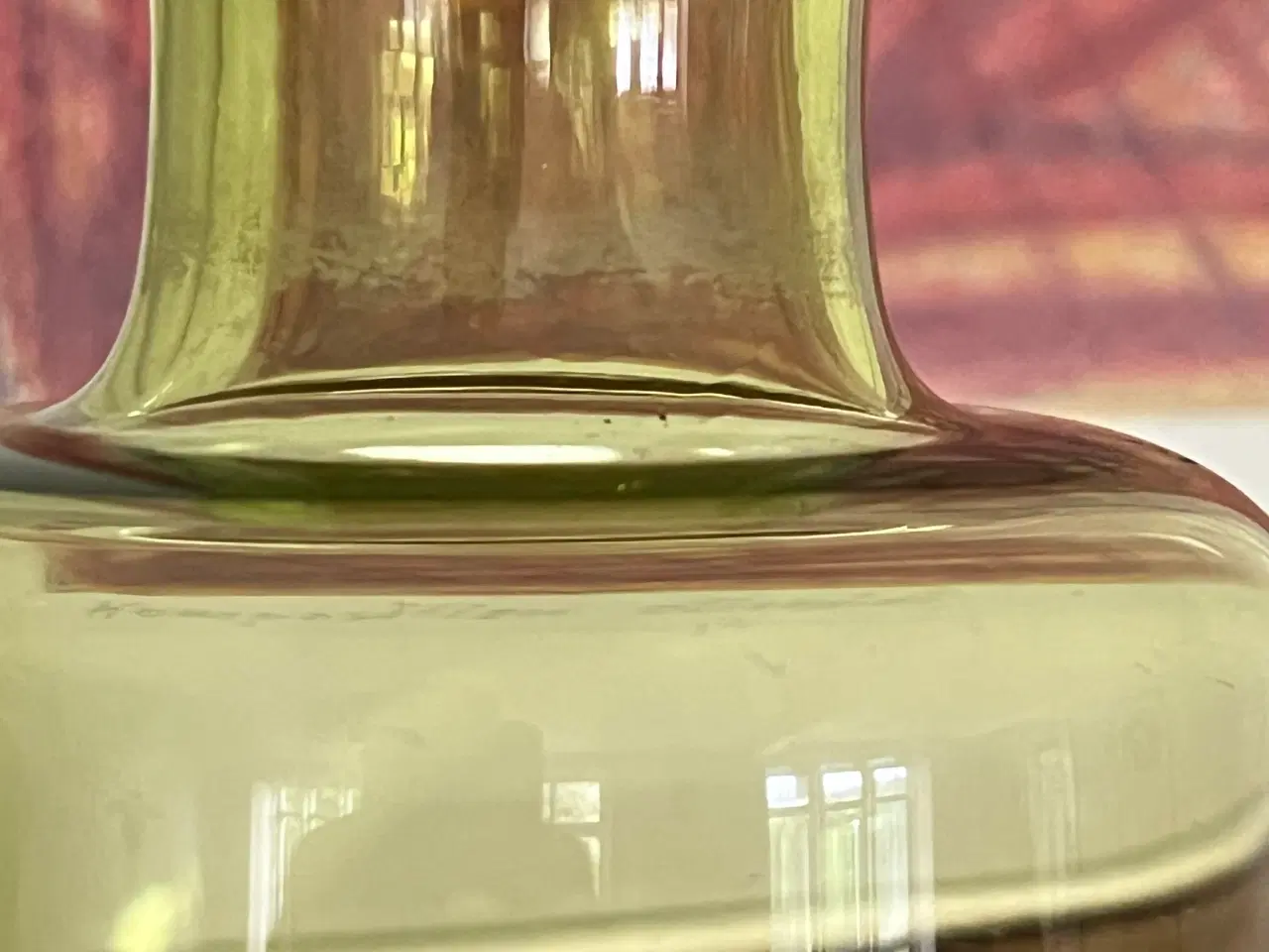 Billede 4 - Holmegaard Majgrøn vase