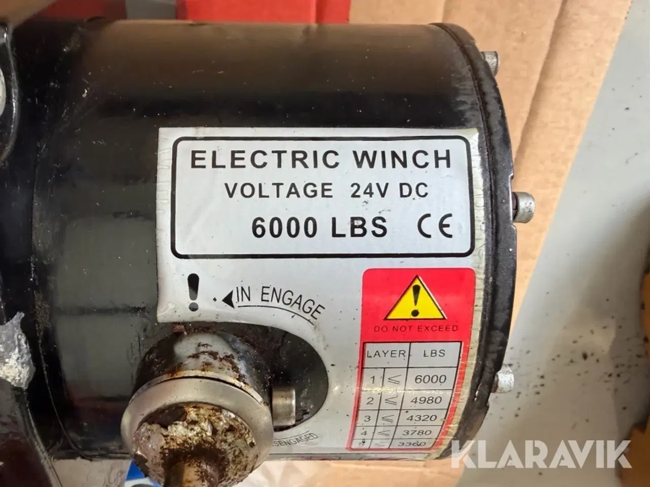 Billede 4 - El-spil / Elektrisk vinsch 6000 lb (komplet sæt) 6000 Electric Winch