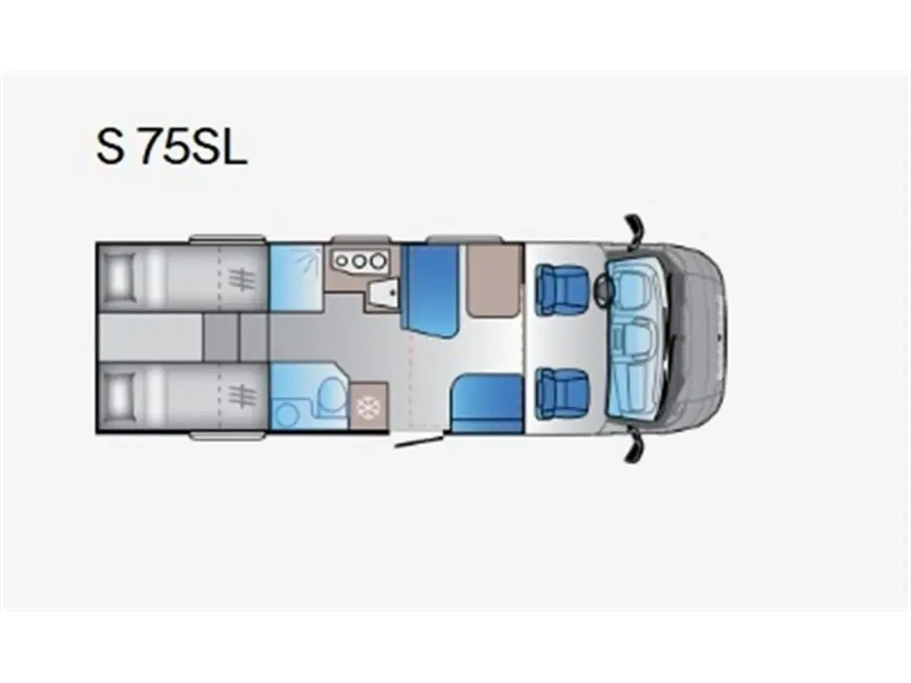 Billede 1 - 2026 - Sun Living S 75 SL Automat gear 165 HK   KAMPAGNEPAKKE – ALT DETTE FÅR DU MED! 🚐✨ - 165 hk med automatgear, Adaptiv fart pilot.......