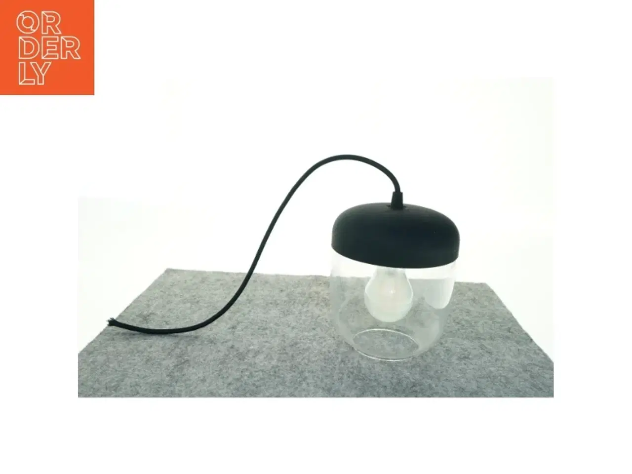 Billede 2 - Lamper med glaskuppel (str. 16 x 13 cm)