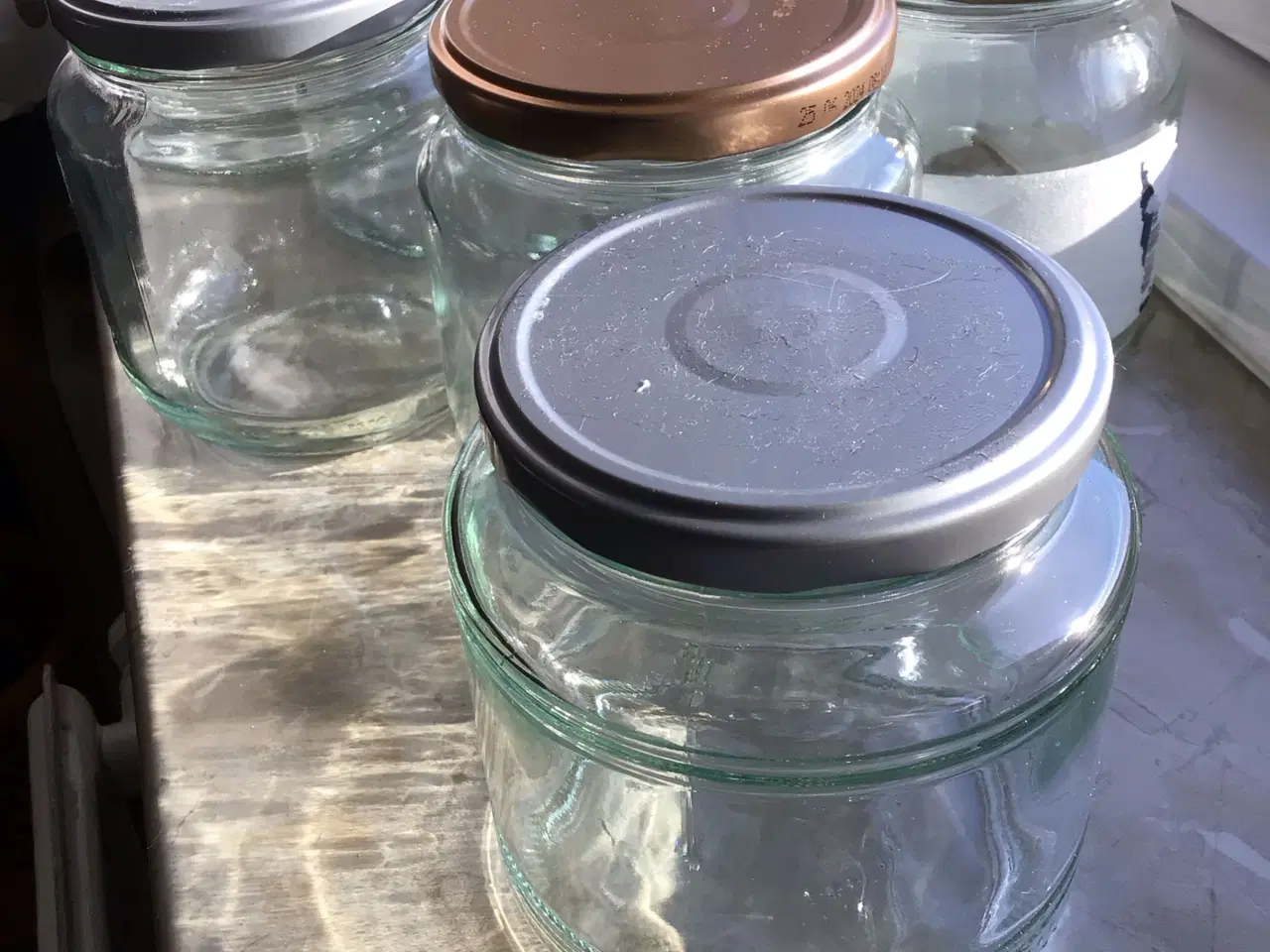 Billede 1 - 10 stk.Syltetøjs glas