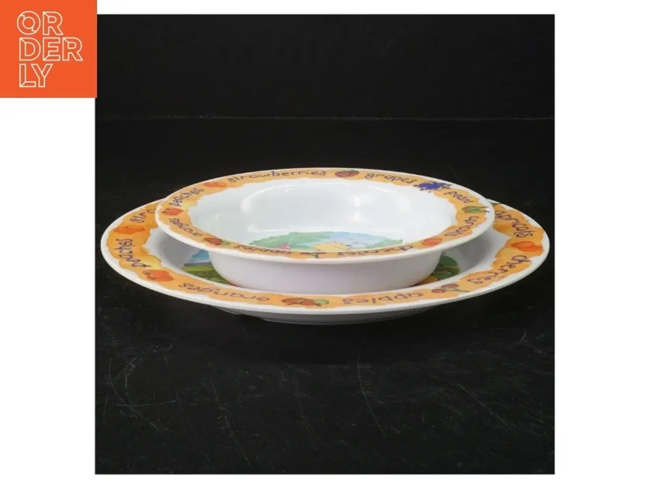 Billede 2 - Barnetallerken med Peter Plys motiv fra Cole & Mason (str. Ø. 22 cm. og. ø. 17 cm)
