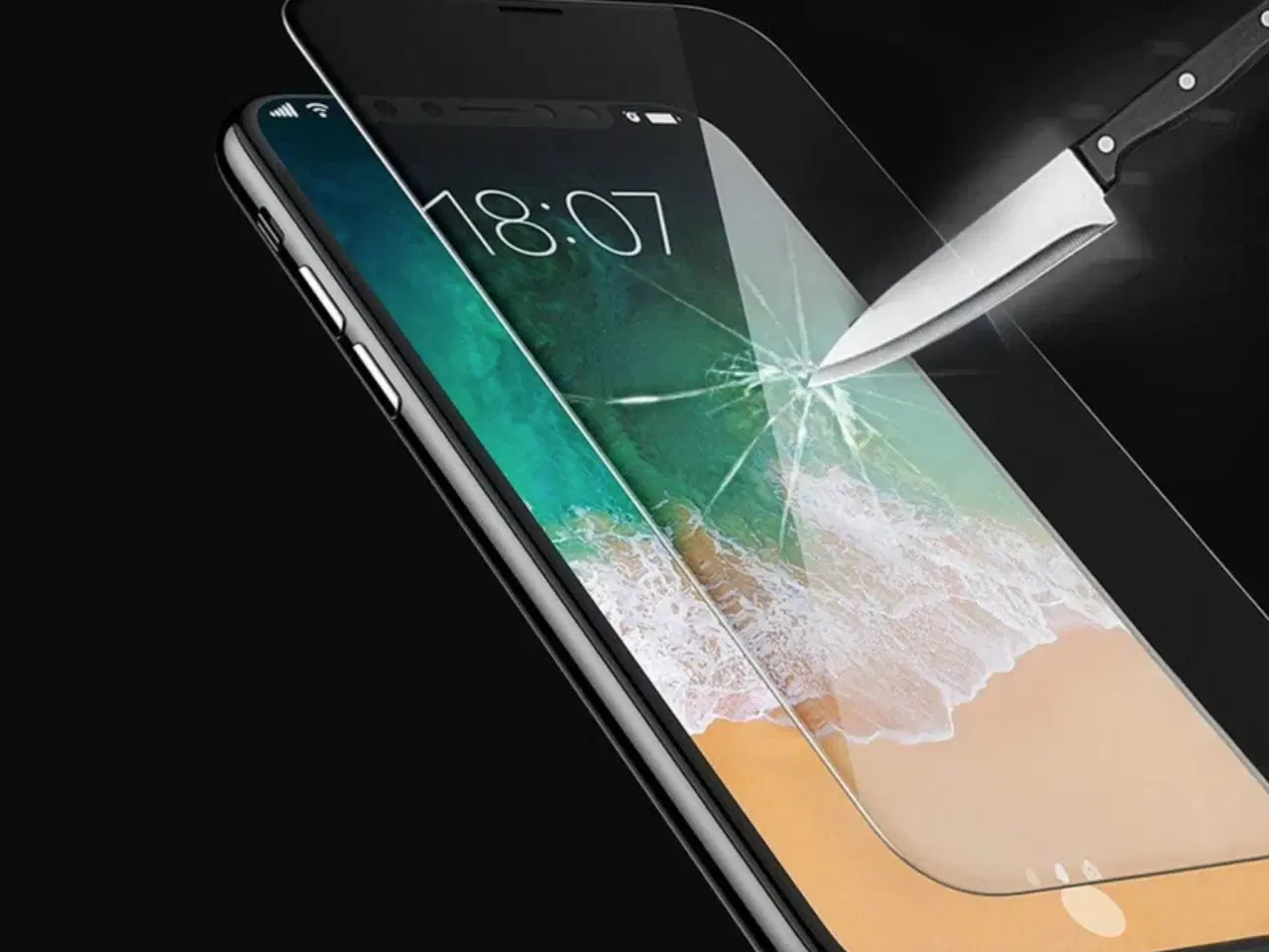 Billede 5 - Skærmbeskyttelse til iPhone – Hærdet Glas