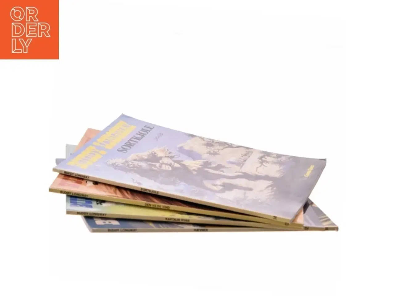 Billede 3 - 4 stk tegneserier bl.a. Buddy Longway: Sortkjole af Derib (Bog)