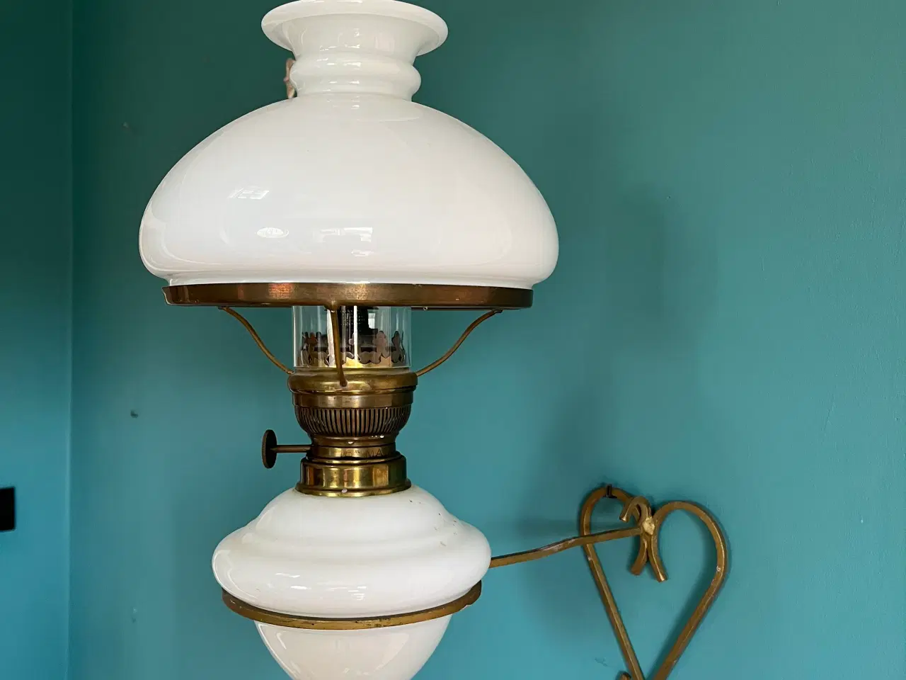 Billede 2 - Væglampe til olie