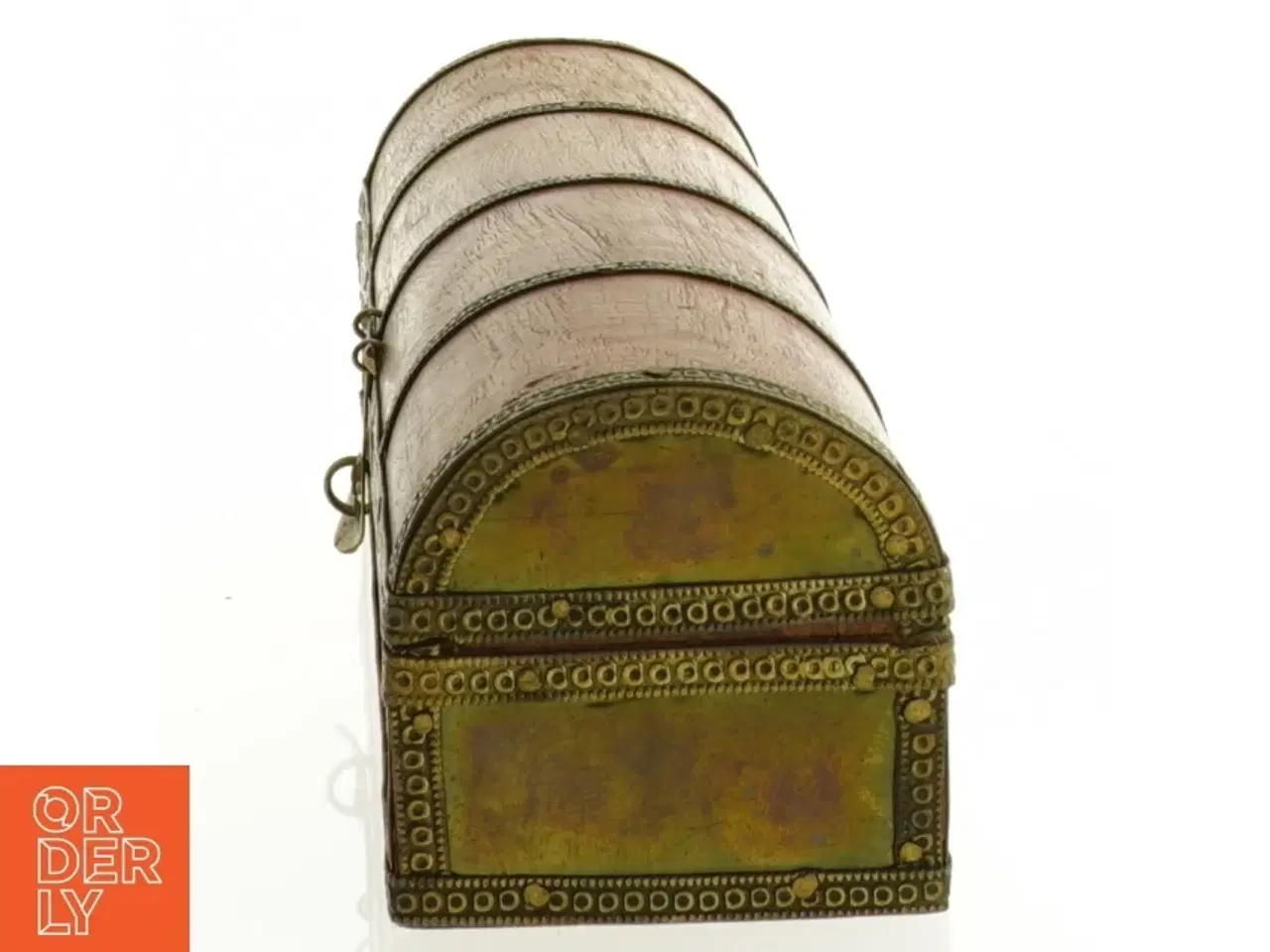 Billede 4 - Cigar æske Træ og Metal (str. 22 x 5 cm)