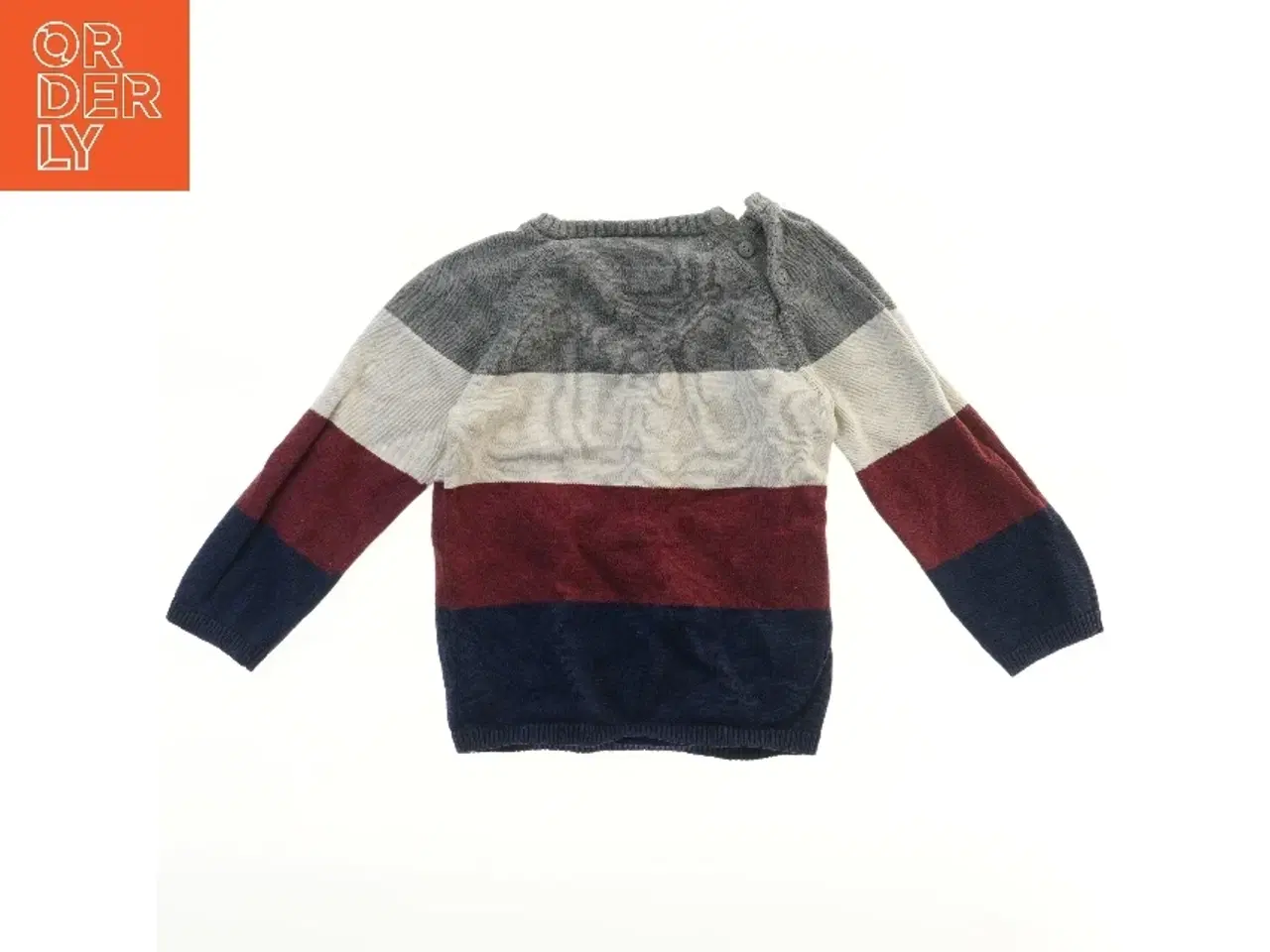 Billede 2 - Strikket bluse med striber fra H&M (str. 92)