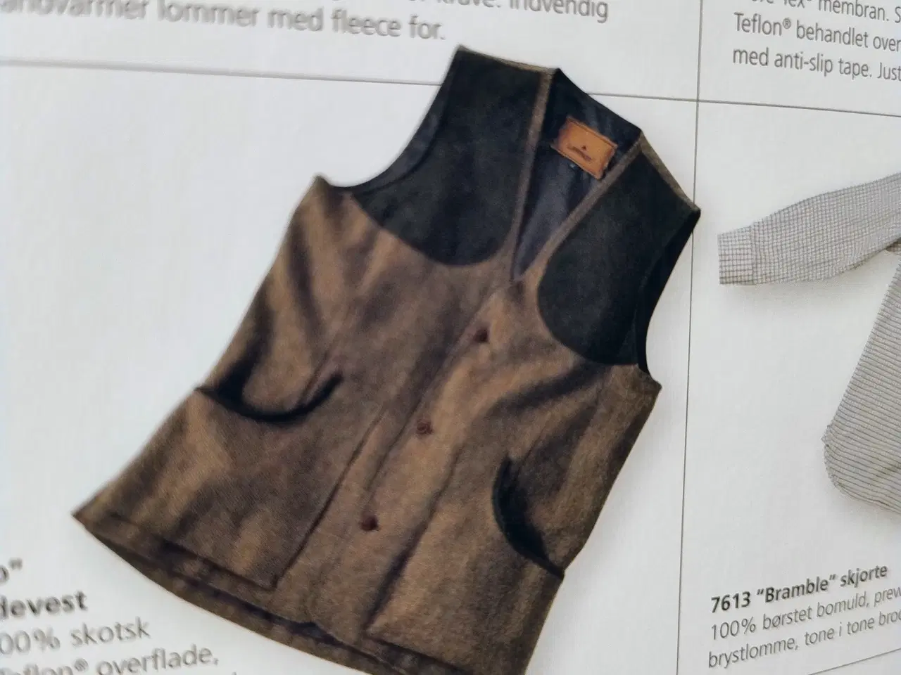 Billede 3 - Laksen tweed skydevest 