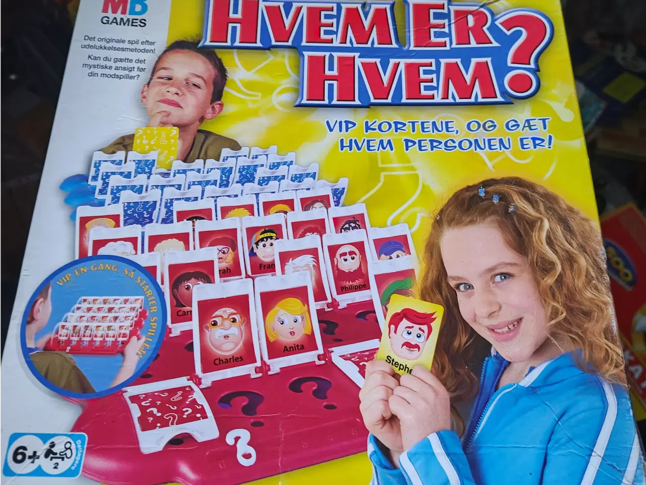 Billede 1 - Gammelt Retro Hvem er Hvem ? Brætspil Guess Who