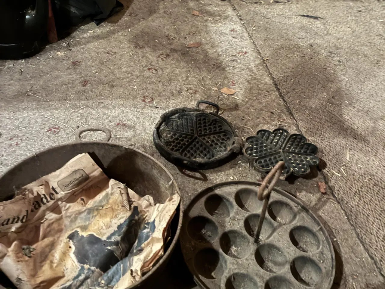 Billede 5 - 3stk støbejern gamle