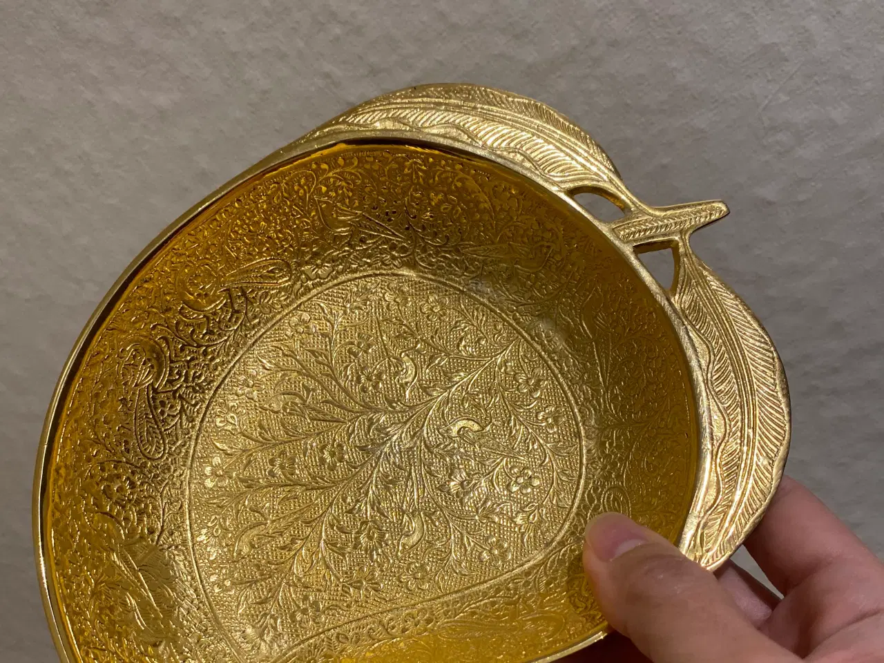 Billede 1 - Ægte guld belagt fad