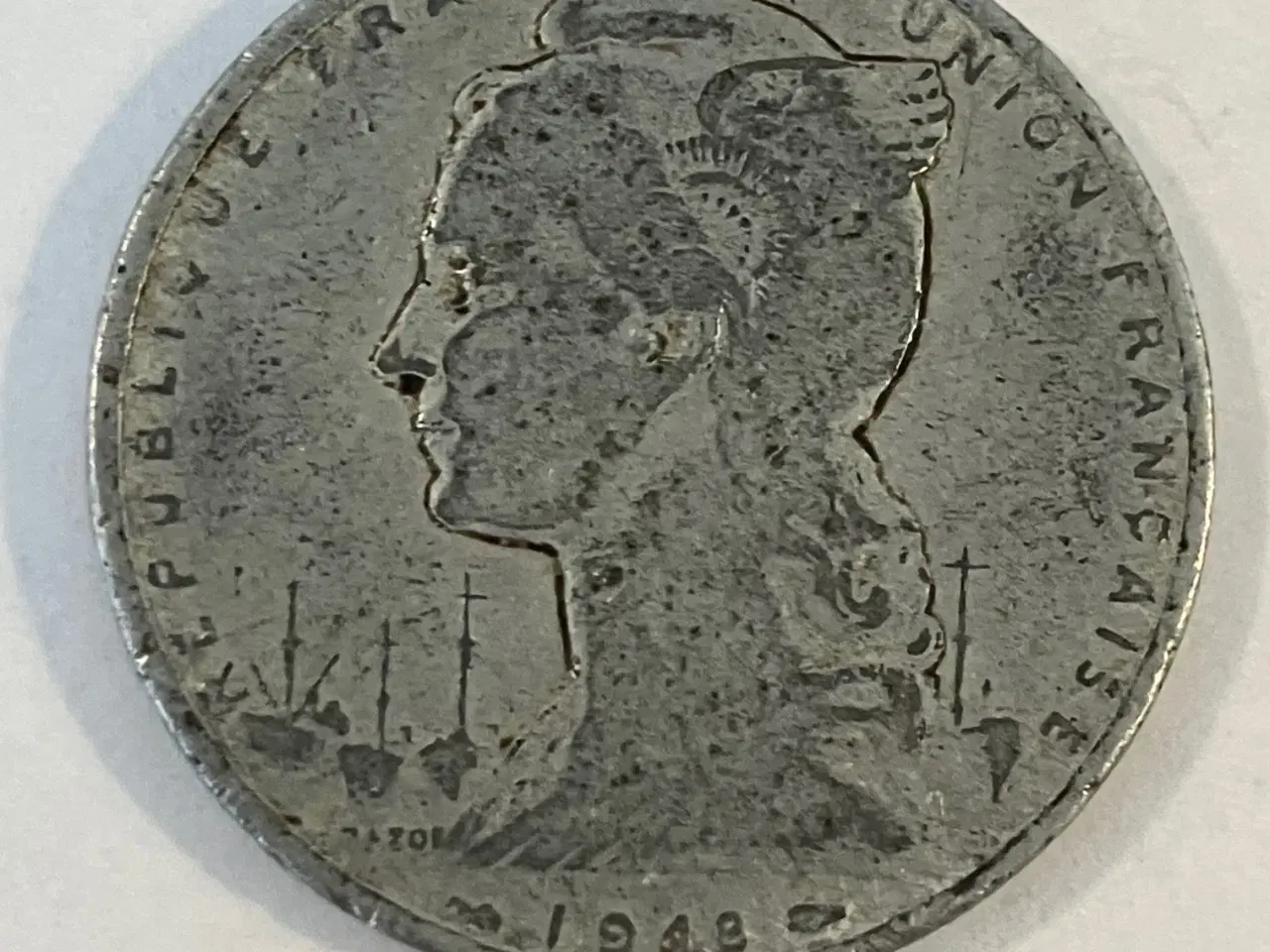 Billede 2 - 5 Francs Somalia 1948
