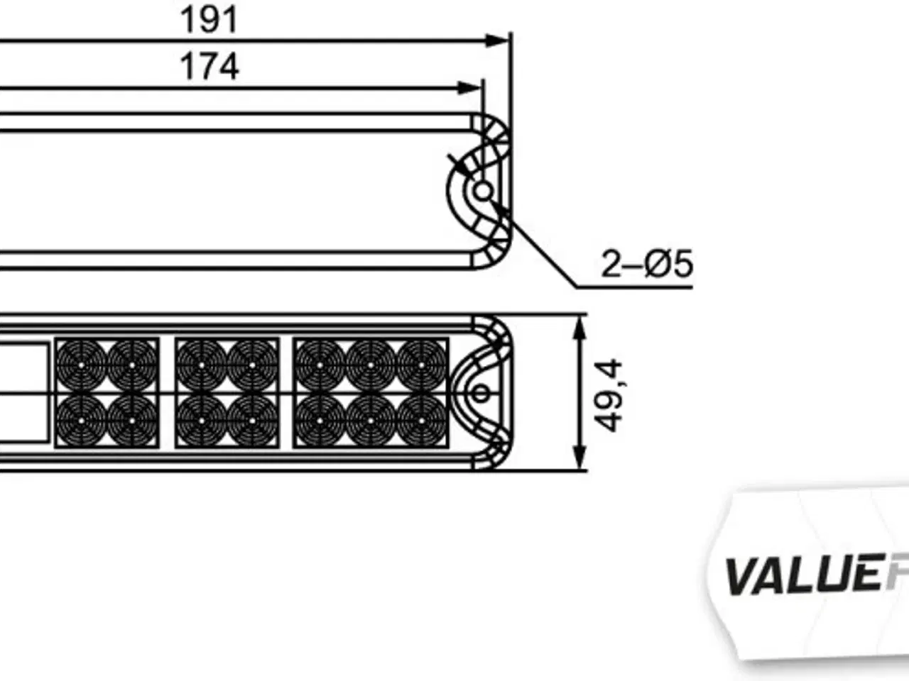 Billede 3 - 3 stk LED baglygter