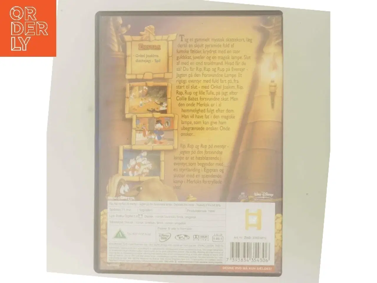 Billede 3 - DuckTales - Jagten på den forsvundne lampe, DVD fra Disney med Rip (DVD)